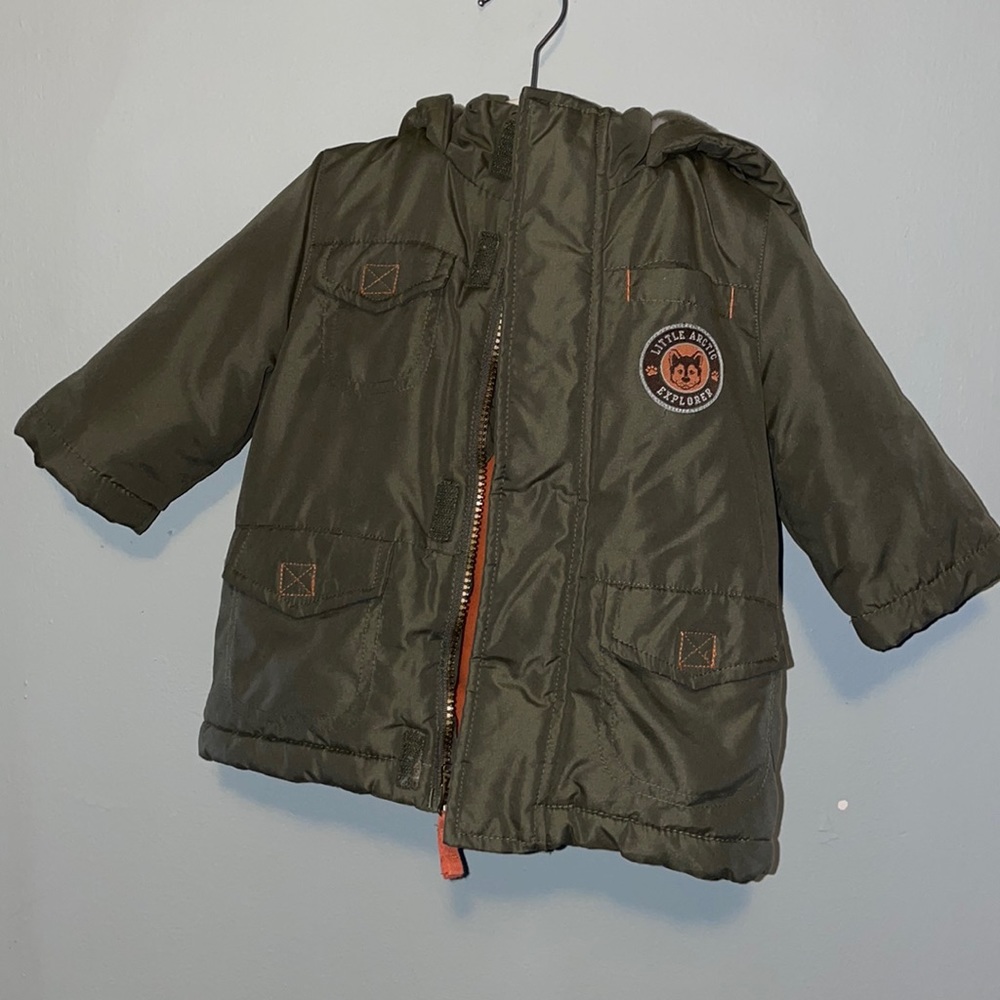 Baby green winter jacket